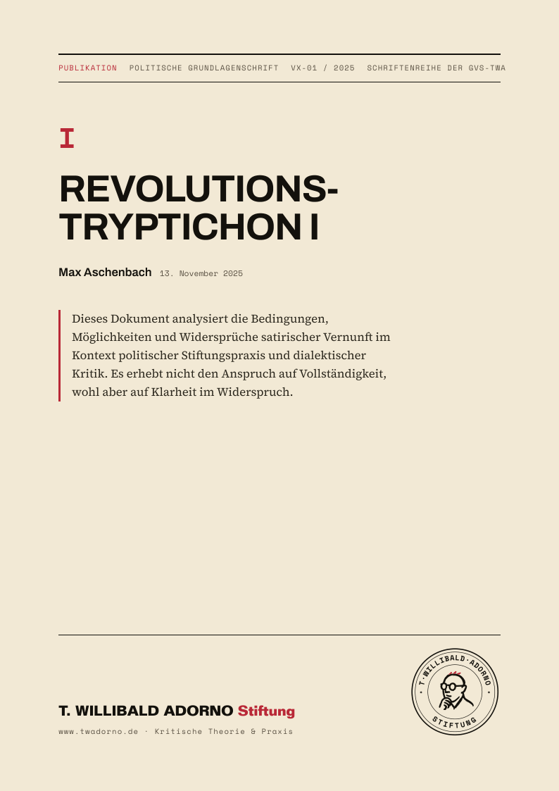 Titelseite der Druckfassung