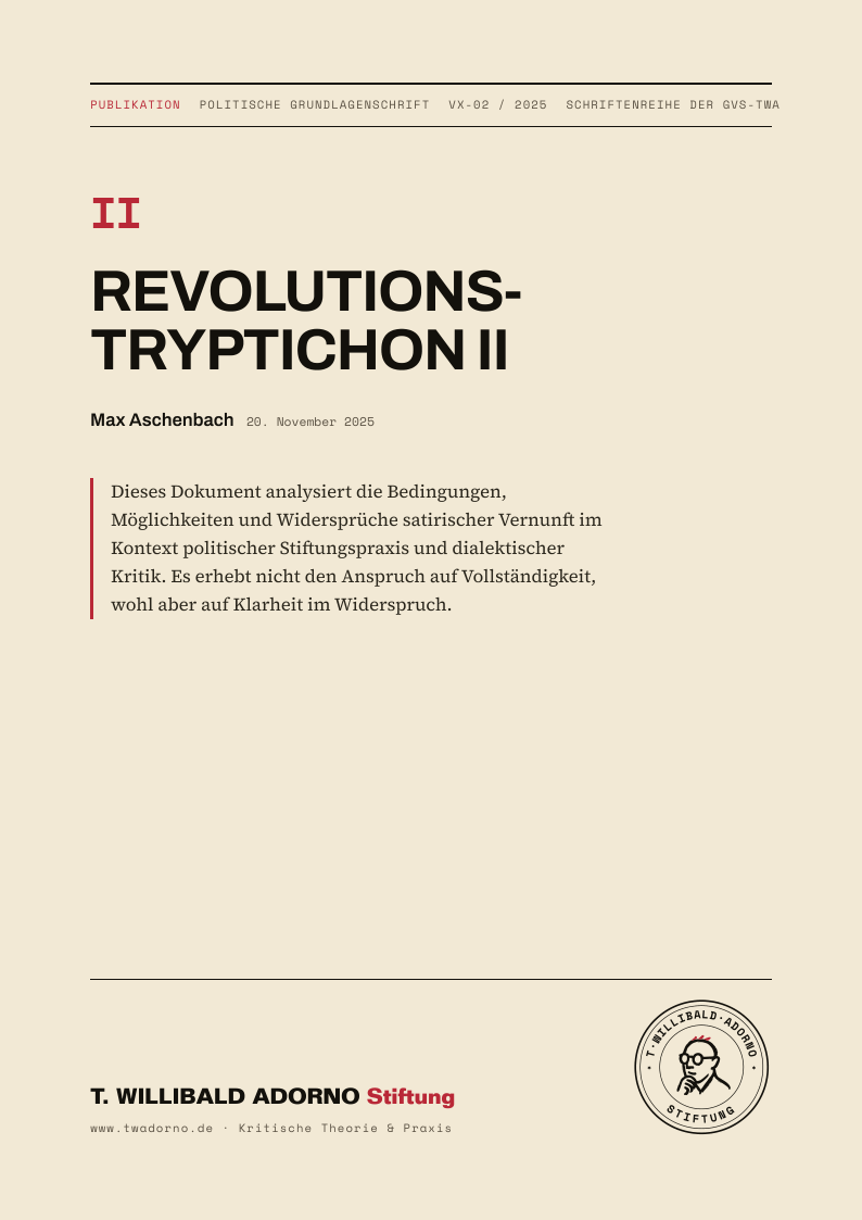 Titelseite der Druckfassung